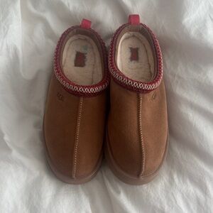 UGG Chestnut Suede Slip-On Clog